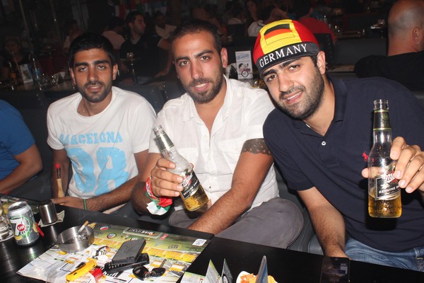 Germany VS Portugal at Pros Cafe