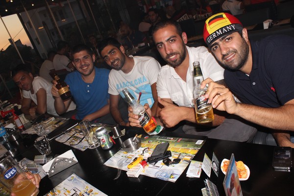 Germany VS Portugal at Pros Cafe