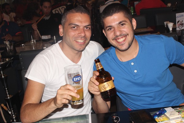 Germany VS Portugal at Pros Cafe