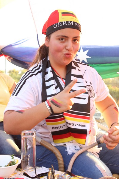 Germany VS Portugal at Pros Cafe