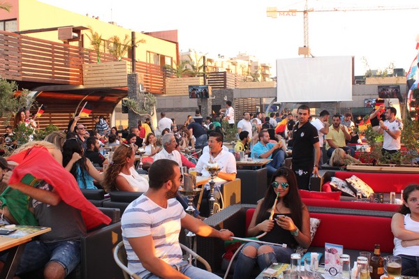 Germany VS Portugal at Pros Cafe