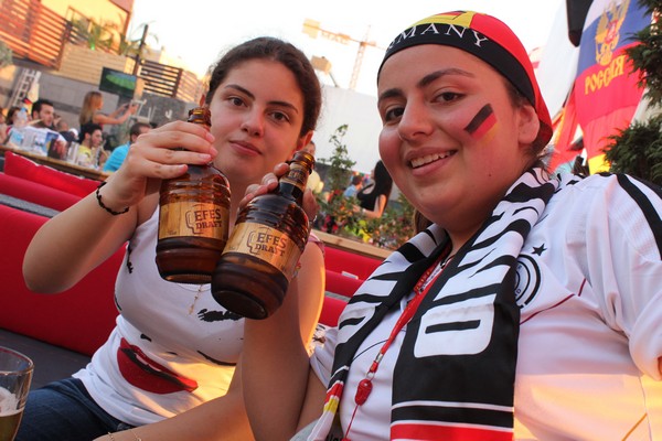 Germany VS Portugal at Pros Cafe