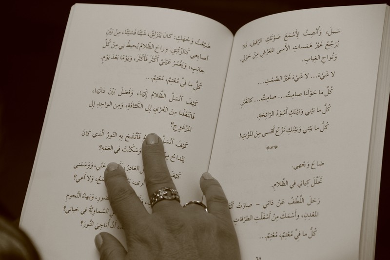 Malak Al Intizar a poetry night by Desiree Saccal