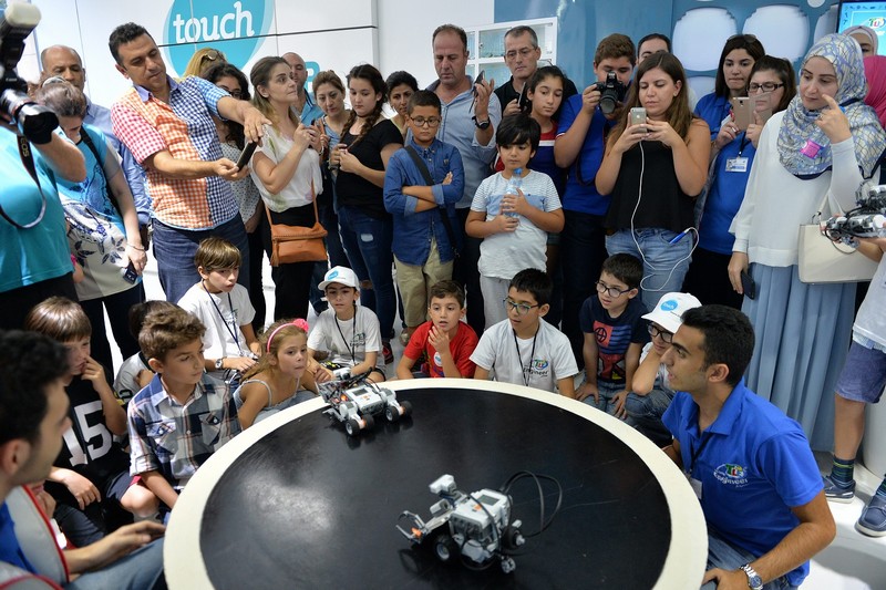 touch hosts The Little Engineer National Sumo-Bot Competition Supporting and educating young minds