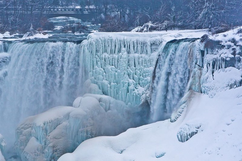 'Absolutely Beautiful.' See Niagara Falls Covered in Ice