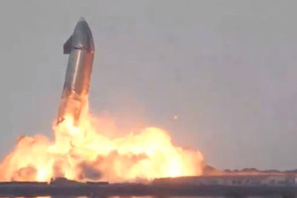 In Video: The explosion of a SpaceX space rocket for the fourth time 