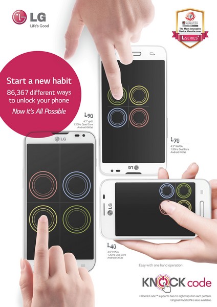 LG Smartphones Get Knock Code