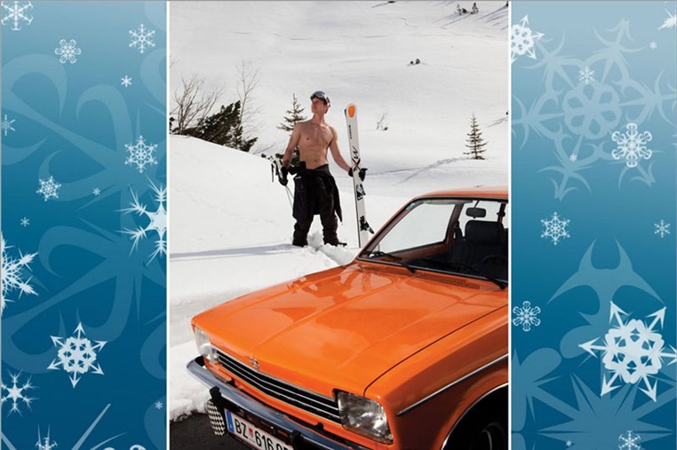 Original pictures of the calendar featuring Jackie Chamoun
