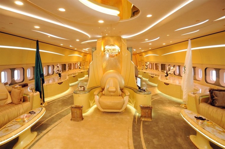 Inside Prince Alwaleed Bin Talals Jet