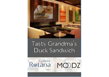 My Grandmother s duck sandwich at Gefinor Rotana