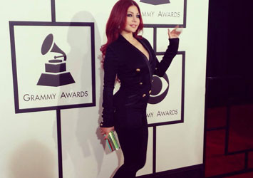 Haifa Wehbe at Grammy Awards 2014