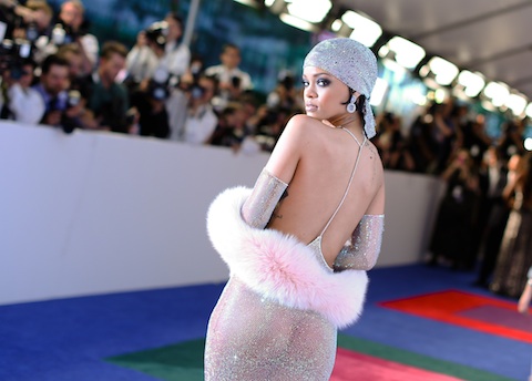 Rihanna Sparkles In See Through Gown at CFDA Awards