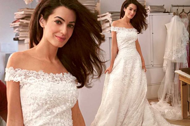 Amal Alamuddins Wedding Dress Goes Onsale