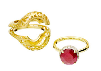 Hayat Albi Ring by Alia Mouzannar from AWM  for the Brave Heart Fund