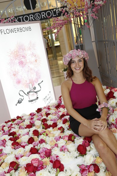 Viktor & Rolf celebrating the 10th anniversary of Flower Bomb