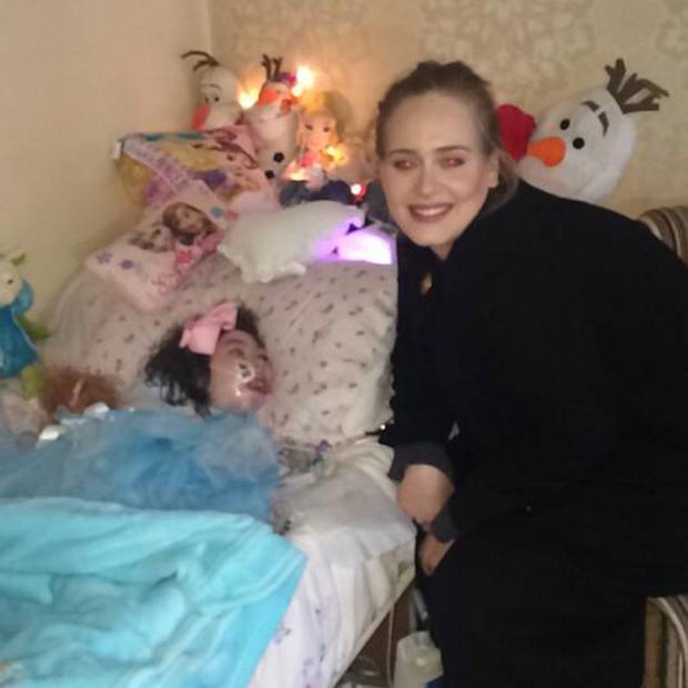 Adele makes seriously-ill Irish girls dream come true