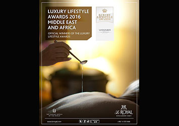 Le Royal - Luxury Lifestyle Award 2016