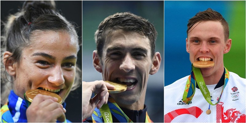 The Real Reason Why Olympians Bite Their Medals