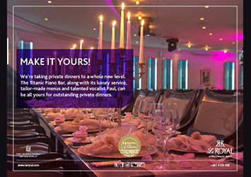 Make It Yours ! Titanic Piano Bar