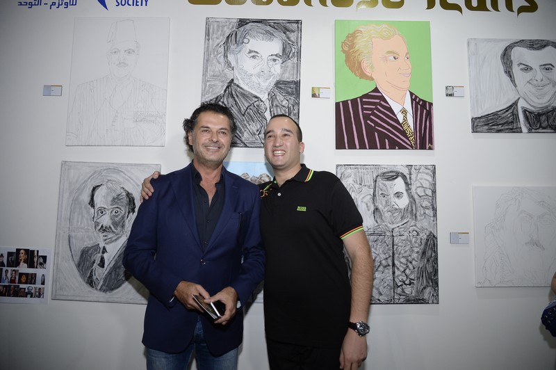 Lebanese Icons, the Seventh Exhibition of Autistic Artist Ali Tlais As part of the Alfa 4-Life CSR program