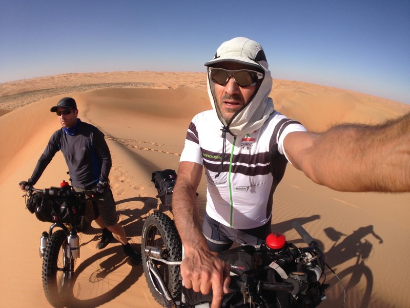 Maxime Chaya’s adventure to cross the desert starts Today