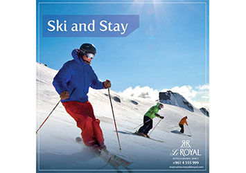 Ski & Stay Package at Le Royal Hotels & Resorts-Beirut