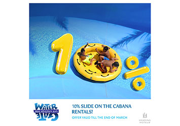 Watergate Cabana's Special Offer
