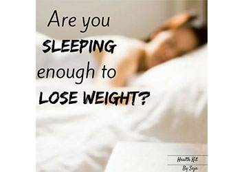 Are you sleeping enough to lose weight