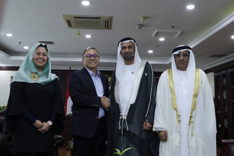 The Speaker of the People’s Consultative Assembly of Indonesia meets HE Al-Jarwan