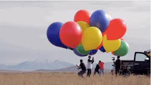 This Crazy Guy Recreated Up By Having 90 Balloons Lift Him Up To Space In A Lawn Chair