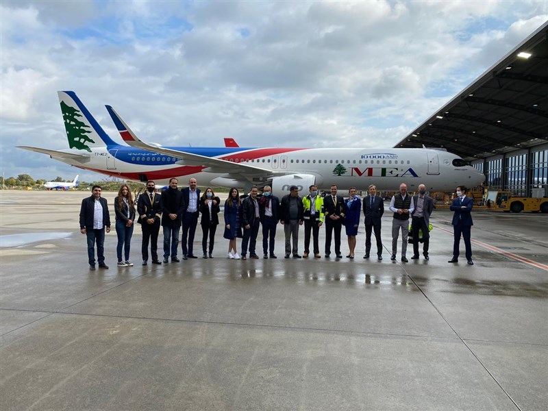 Middle East Airlines will receive its third Airbus 321neo aircraft