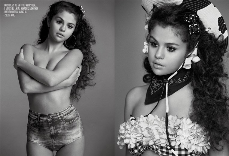 Selena Gomez Poses Topless for V Magazine