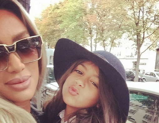 Like mother like daughter: Maya Diab and her mini-me 