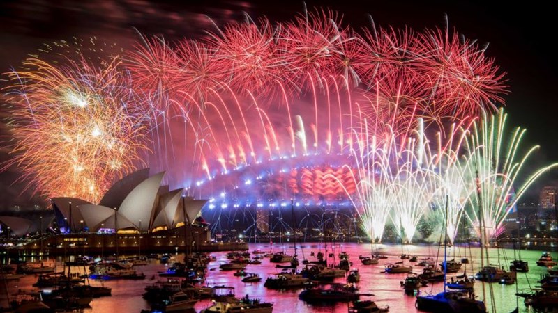 In Video: Australia celebrated new year 2022