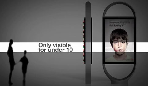 Anti Abuse Message That Only Children Can See