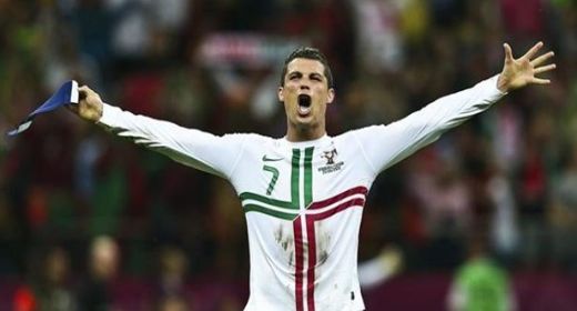 Ronaldo heads Portugal into last four