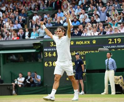 Heartbreak for Andy Murray as Roger Federer wins seventh Wimbledon title!!