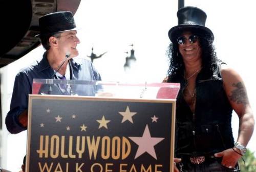 SLASH gets star on Hollywood Walk of Fame
