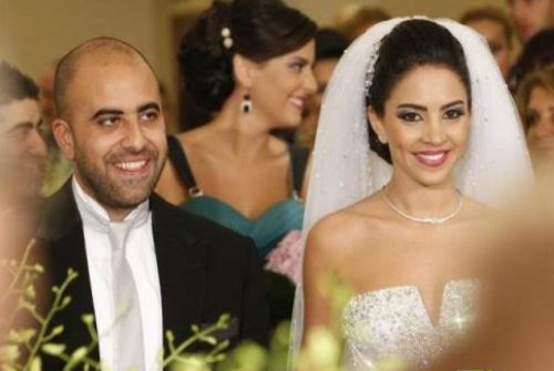 زفاف مقدم برنامج (لول) هشام حداد من نتالي زرقا 