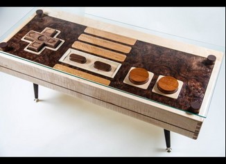 Glass Coffee Table Is Nintendo