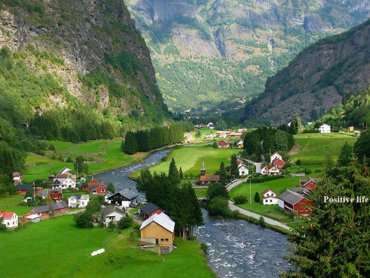 Flam Valley Norway