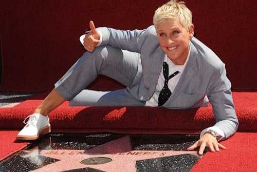 Ellen DeGeneres receives Hollywood star