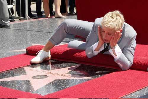 Ellen DeGeneres receives Hollywood star