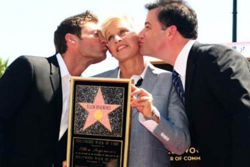 Ellen DeGeneres receives Hollywood star