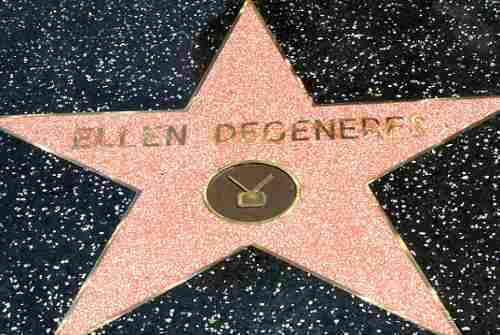 Ellen DeGeneres receives Hollywood star