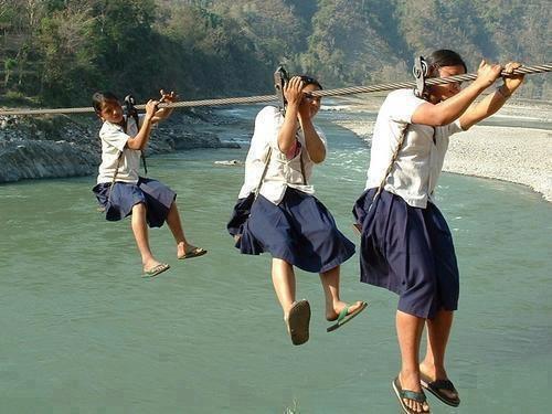 School going girls in Nepal