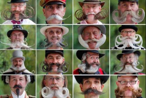 Beard and moustache contest 