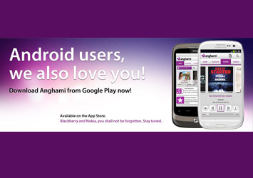 Anghami, Music. Unlimited. launches across Android devices