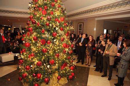 Movenpick Hotel Beirut has celebrated once again its traditional Christmas trees lighting