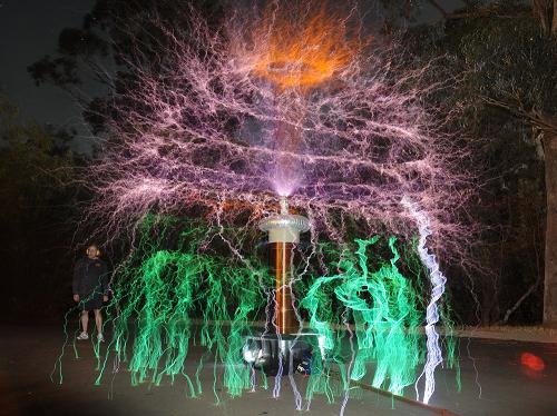 Tesla Coil Christmas Tree